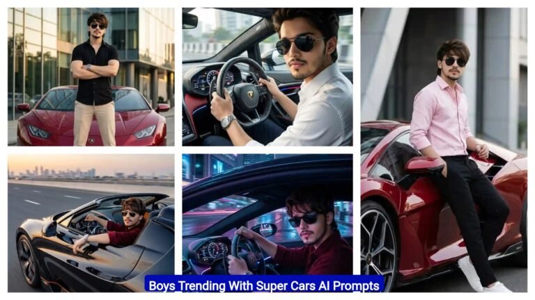 Super Cars AI Photo Editing Prompts | AI Image Generator for Business Marketing