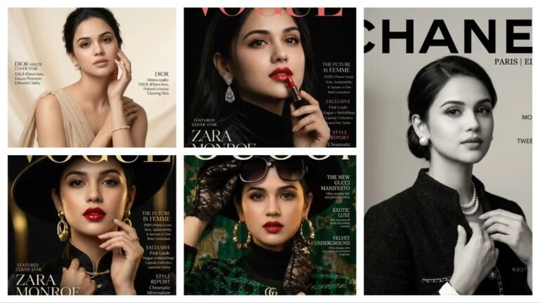 Luxury Fashion Magazine Covers ChatGPT AI Photo Editing Prompt