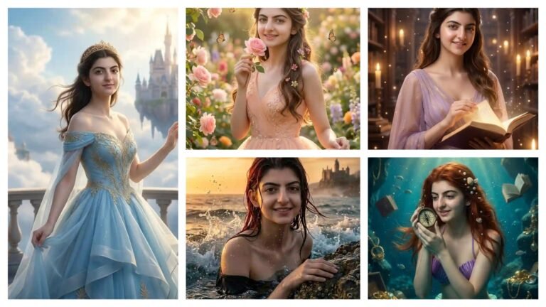 Disney Princess AI Photo Editing Prompts | AI Image Generator for Business Marketing