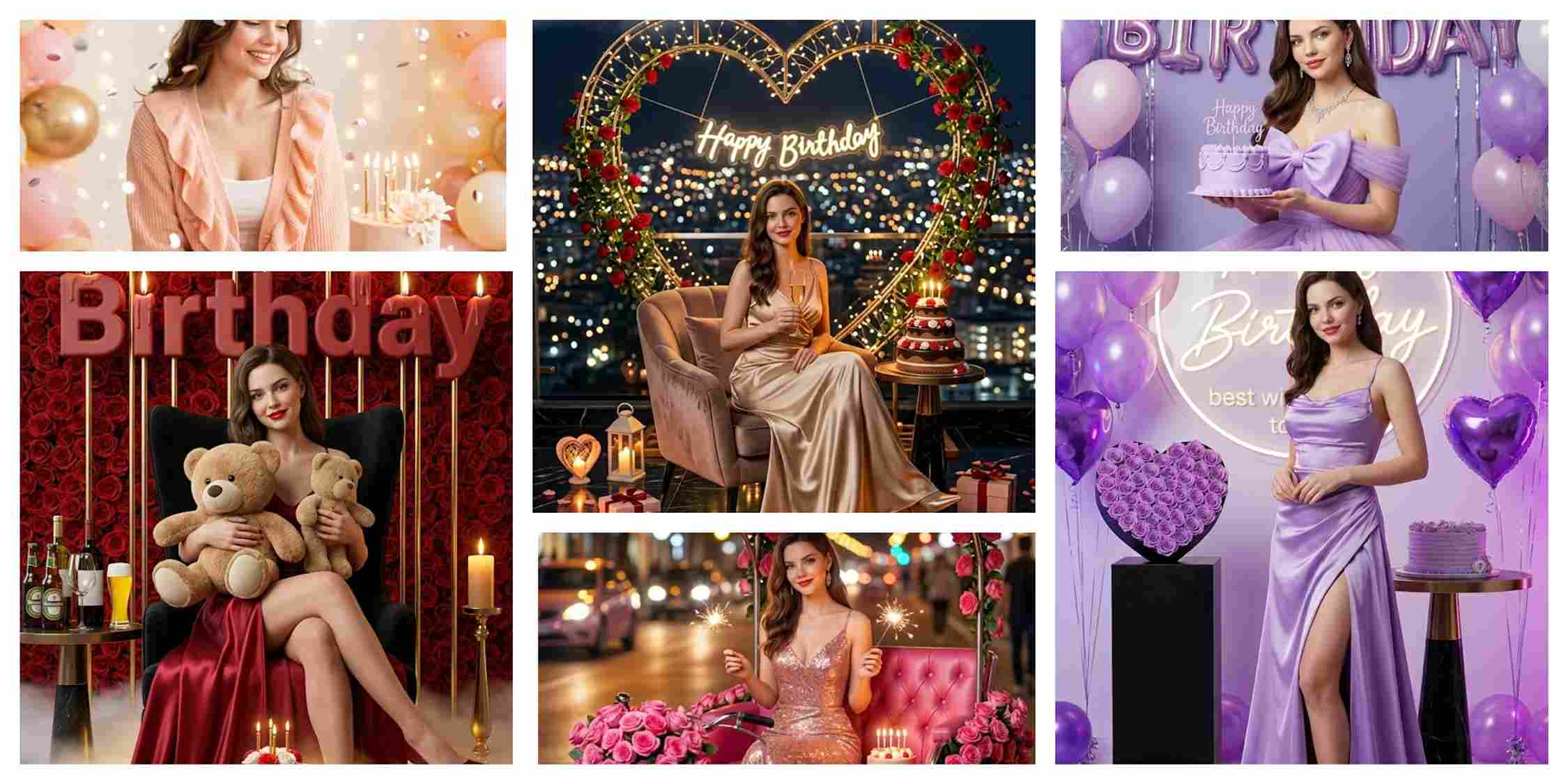 Happy Birthday AI Photo Editing Prompt | AI Image Generator for Business Marketing