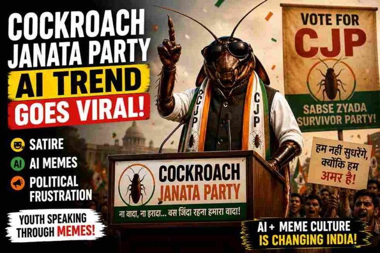 How Cockroach Janata Party AI Became a Viral Meme Movement on Instagram and X