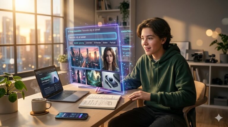 How to Use AI Image Generation Tools for Beginners (Step-by-Step Guide 2026)