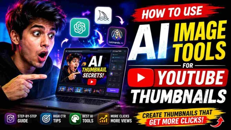 How to Use AI Image Tools for YouTube Thumbnails Guide for Beginners