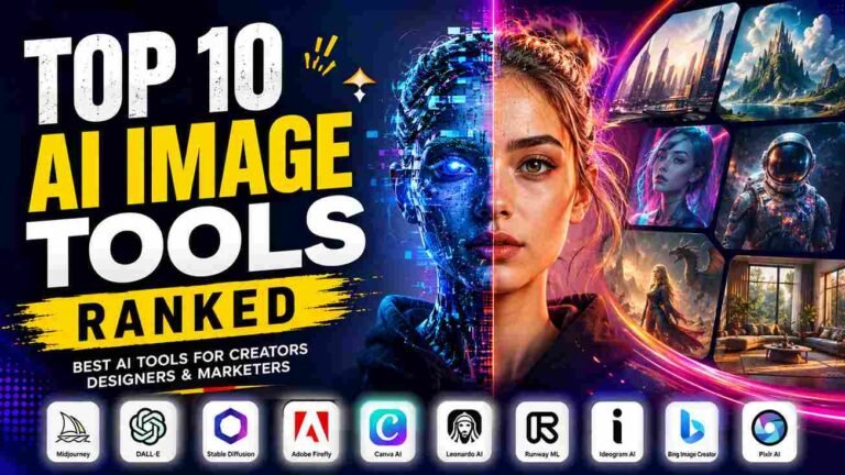 Top 10 AI Image Tools Ranked (Guide for Creators, Designers & Marketers)