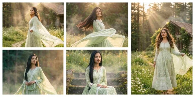 Ultra-Realistic Ethnic Fashion Portrait AI Prompt | AI Image Generator for Business Marketing