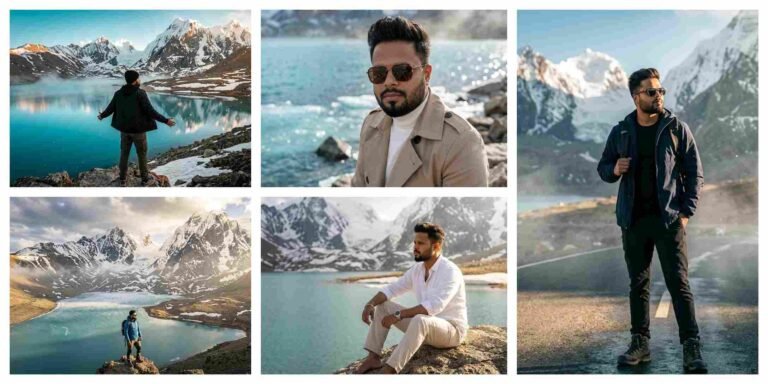5 Best Gurudongmar Lake Emotional Travel Photo Prompts for Gemini AI Boys