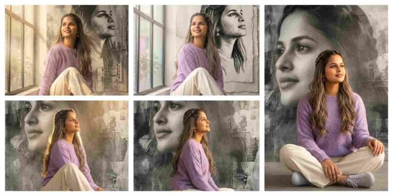 Dreamy Lavender Fashion Portrait AI Prompt with Cinematic Lighting