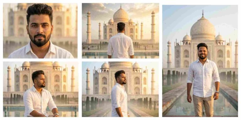 Ultra HD Taj Mahal AI Prompt For Golden Hour Photography Scene