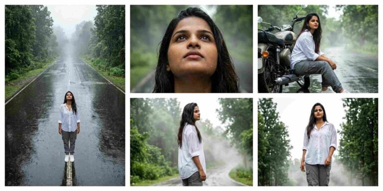 5 Best Cinematic Rainy Road Photo Prompts for Gemini AI Girls