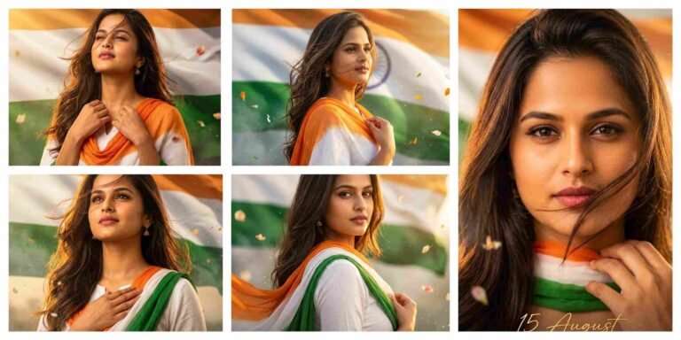 Best Gemini Prompt for Independence Day Photos of Indian Women