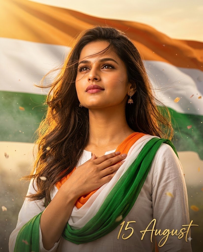 Hi, I’m Emtiaz Hussain, and if you’re looking for Gemini prompts for Independence Day photos that actually look cinematic and premium on Instagram, these are worth saving. I’ve created five copy-paste AI photo editing prompts featuring elegant white outfits, flowing Indian tricolor dupattas, powerful patriotic poses, golden-hour lighting, and ultra-realistic cinematic details. Each prompt has a different look and composition while keeping the same natural face identity, and every one is ready to paste directly into Gemini AI for stunning 15 August portraits.